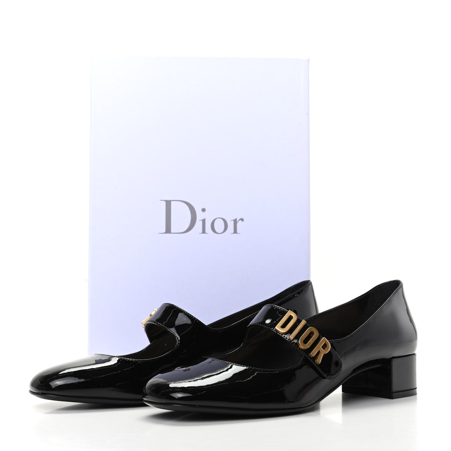 Patent Baby-D Ballet Pumps 39.5 Black