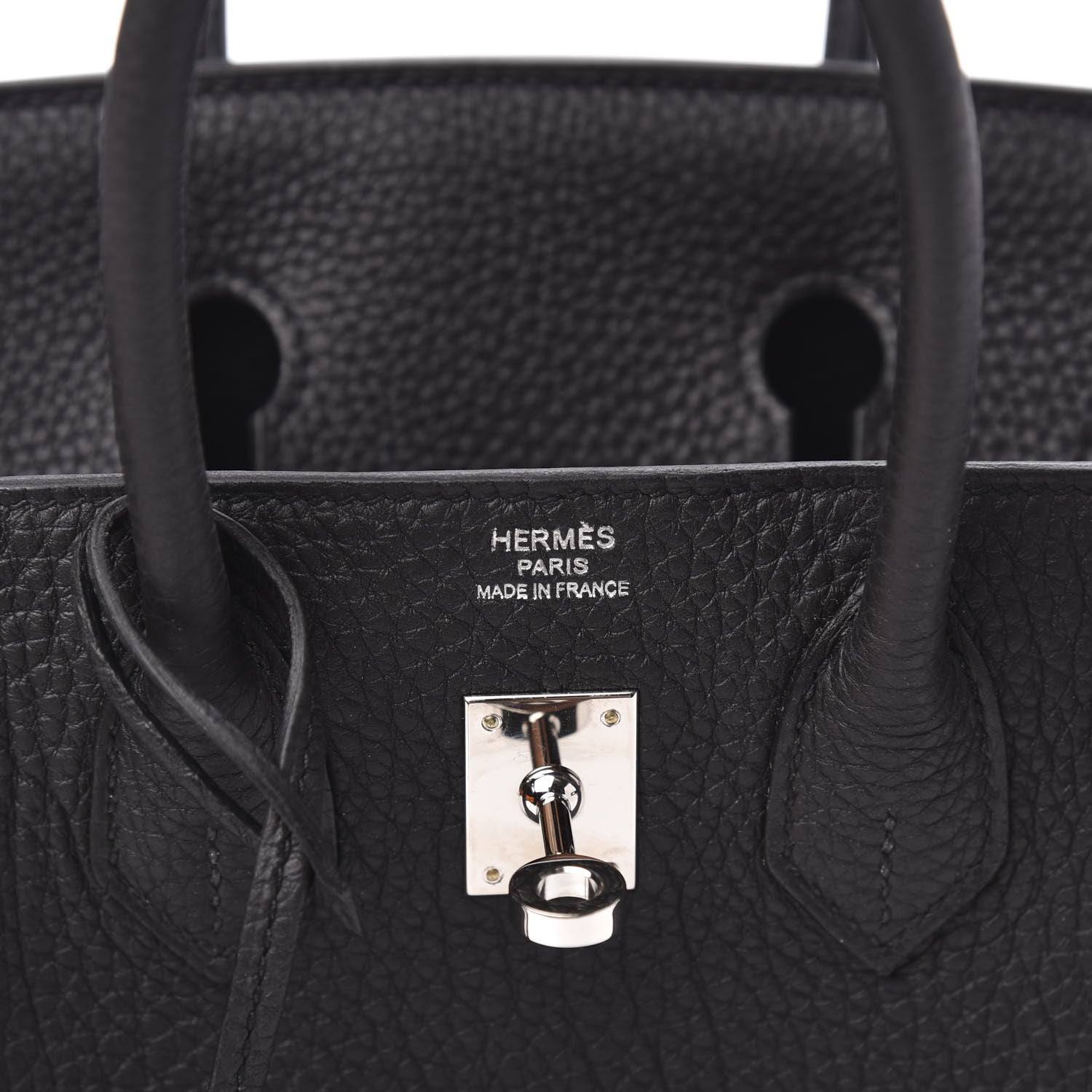 Hermes Togo Birkin 25 Black 6 of 11