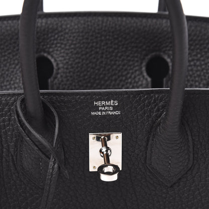 Hermes Togo Birkin 25 Black 6 of 11