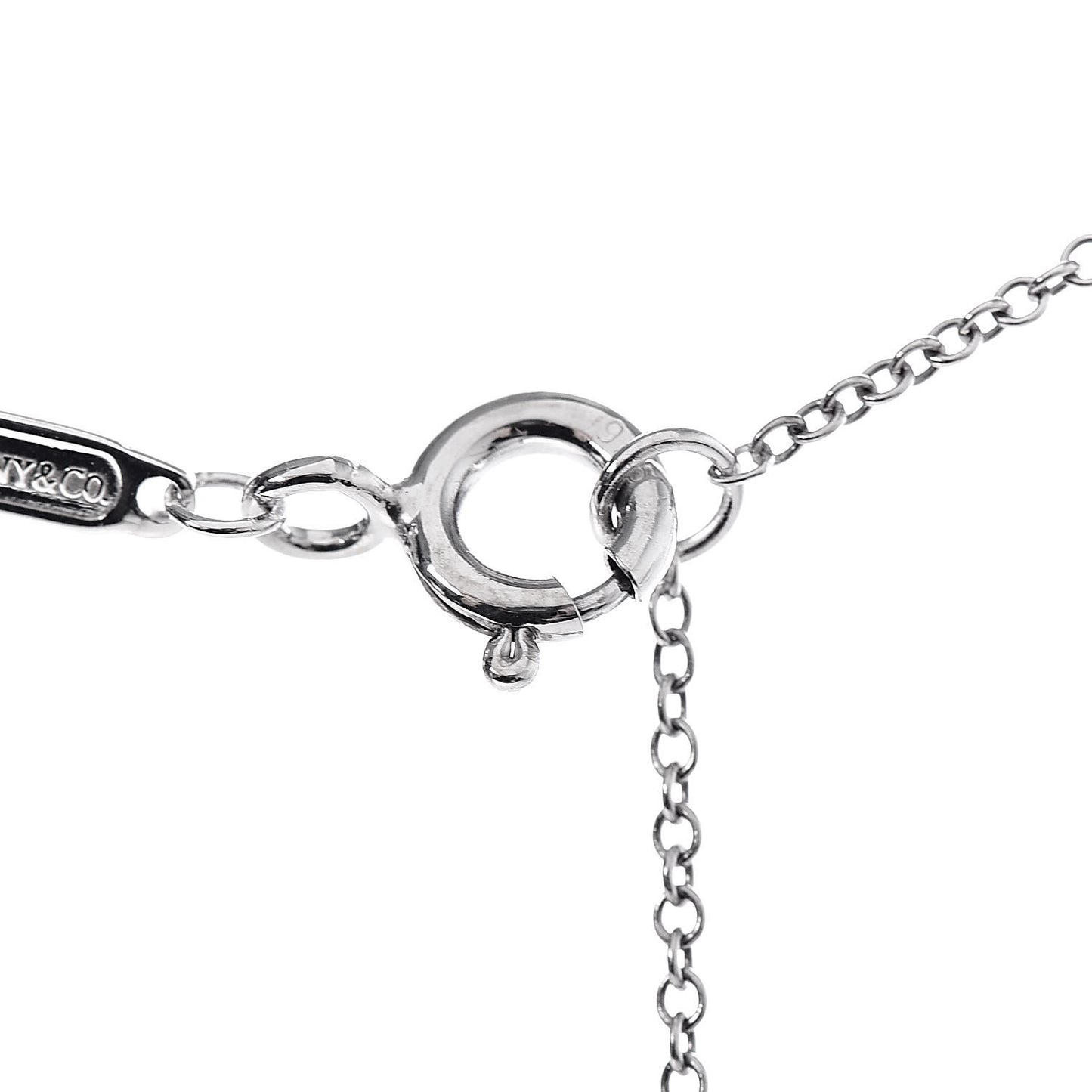 Sterling Silver Large T Smile Pendant Necklace