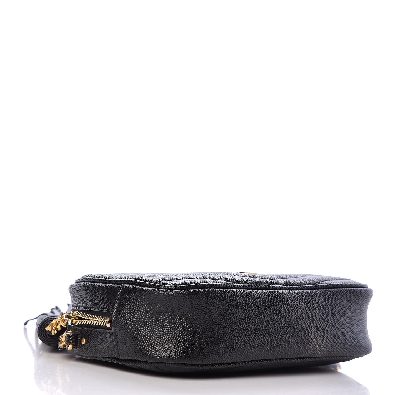 Saint Laurent Grain De Poudre Matelasse Monogram Mini Lou Camera Bag Black 4 of 12