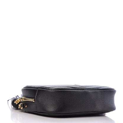 Saint Laurent Grain De Poudre Matelasse Monogram Mini Lou Camera Bag Black 4 of 12