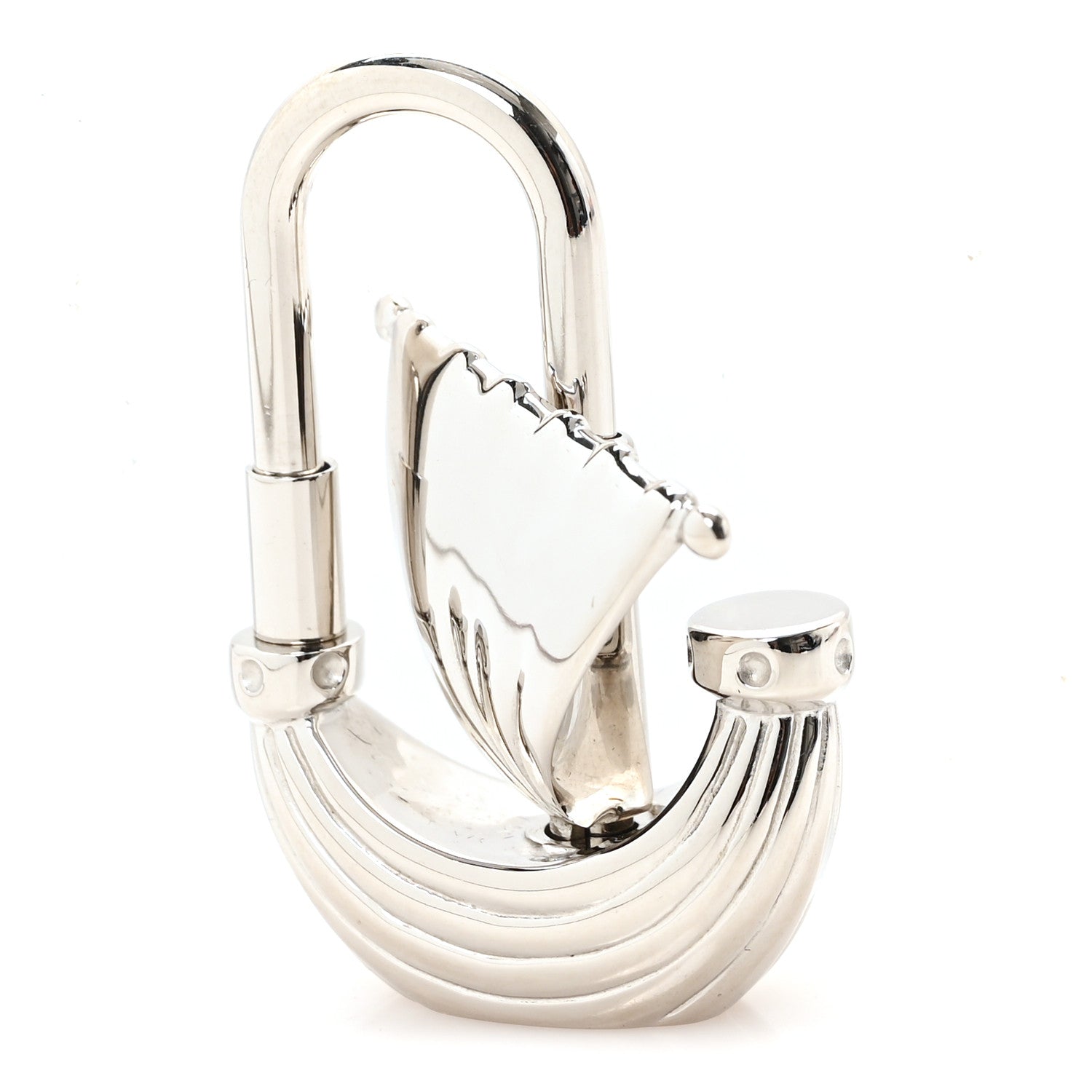 Hermes Palladium Sailboat Cadena Lock 1 of 3