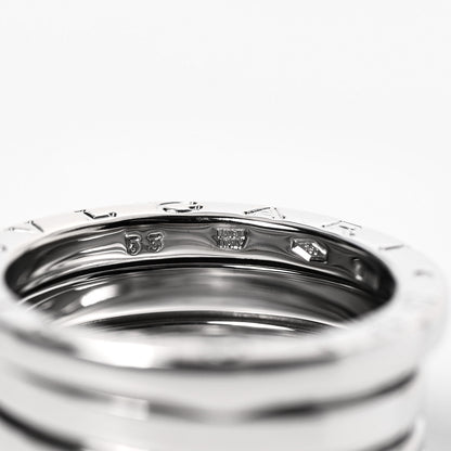 Bulgari 18K White Gold B.Zero1 Four-Band Ring 53 6.5 12 of 12