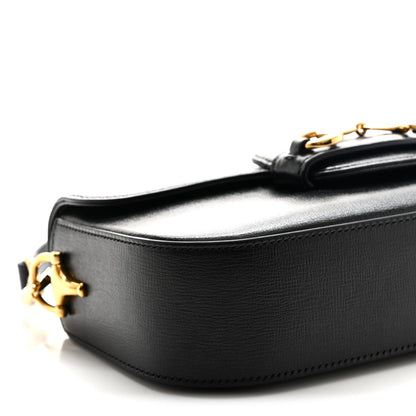 Gucci Azalea Calfskin Small Horsebit 1955 Chain Shoulder Bag Black 10 of 11