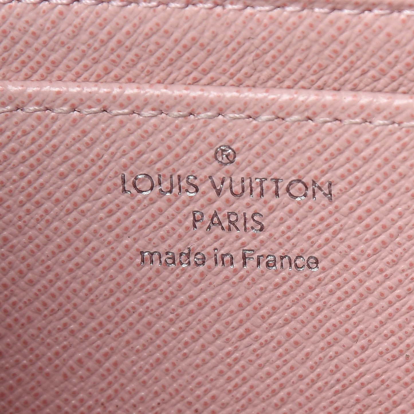 Epi Twist Wallet Rose Ballerine