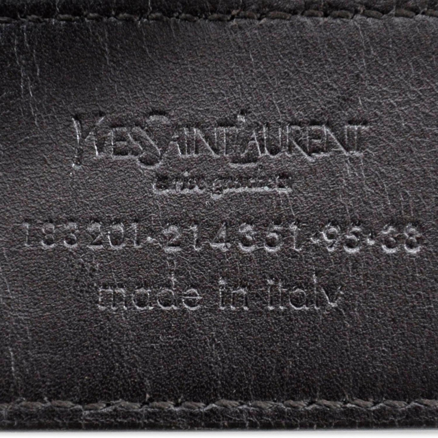 Mens Crocodile Embossed Nubuck Belt 38