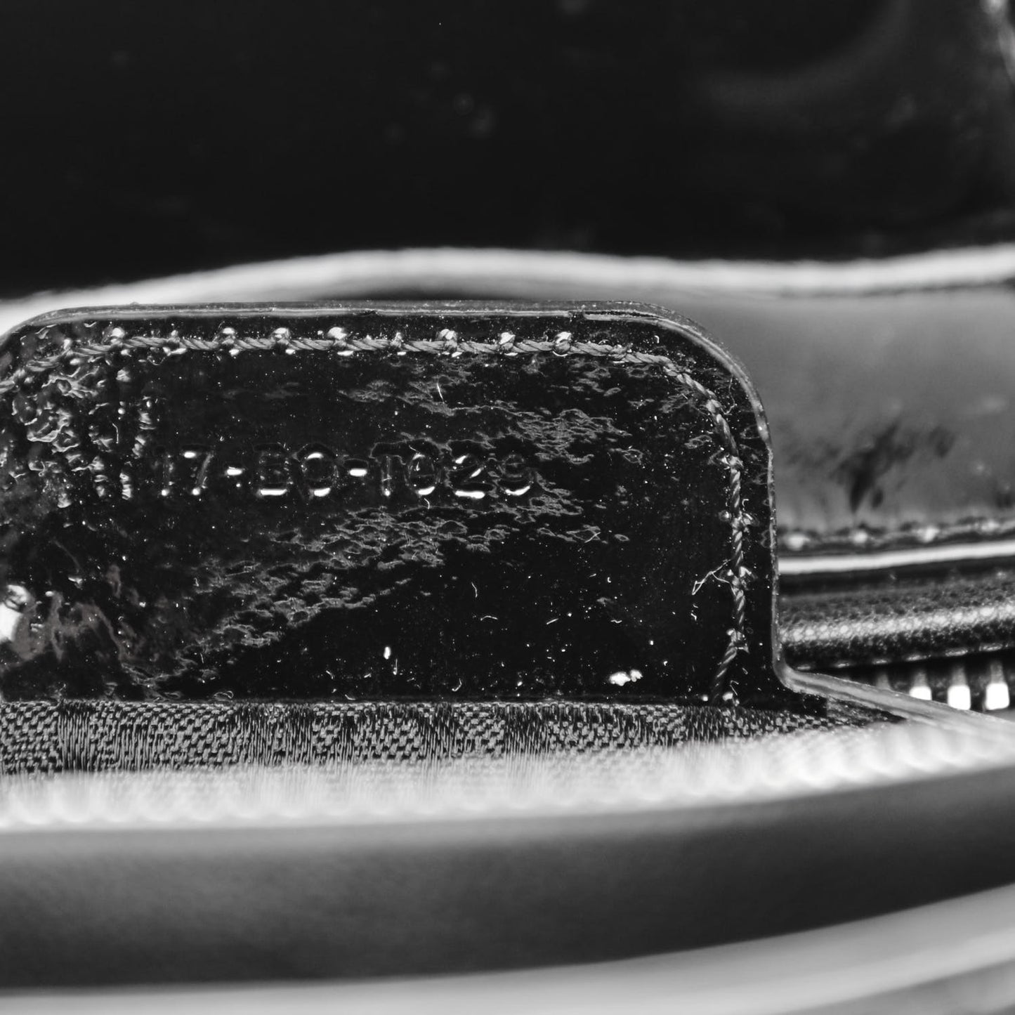 Patent Cannage Large Lady Dior Black