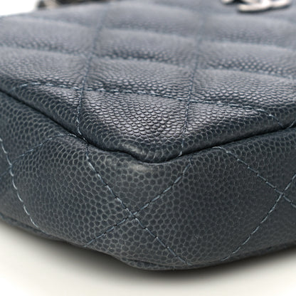 Chanel Caviar Quilted Small Clutch With Chain Grey 10 of 15