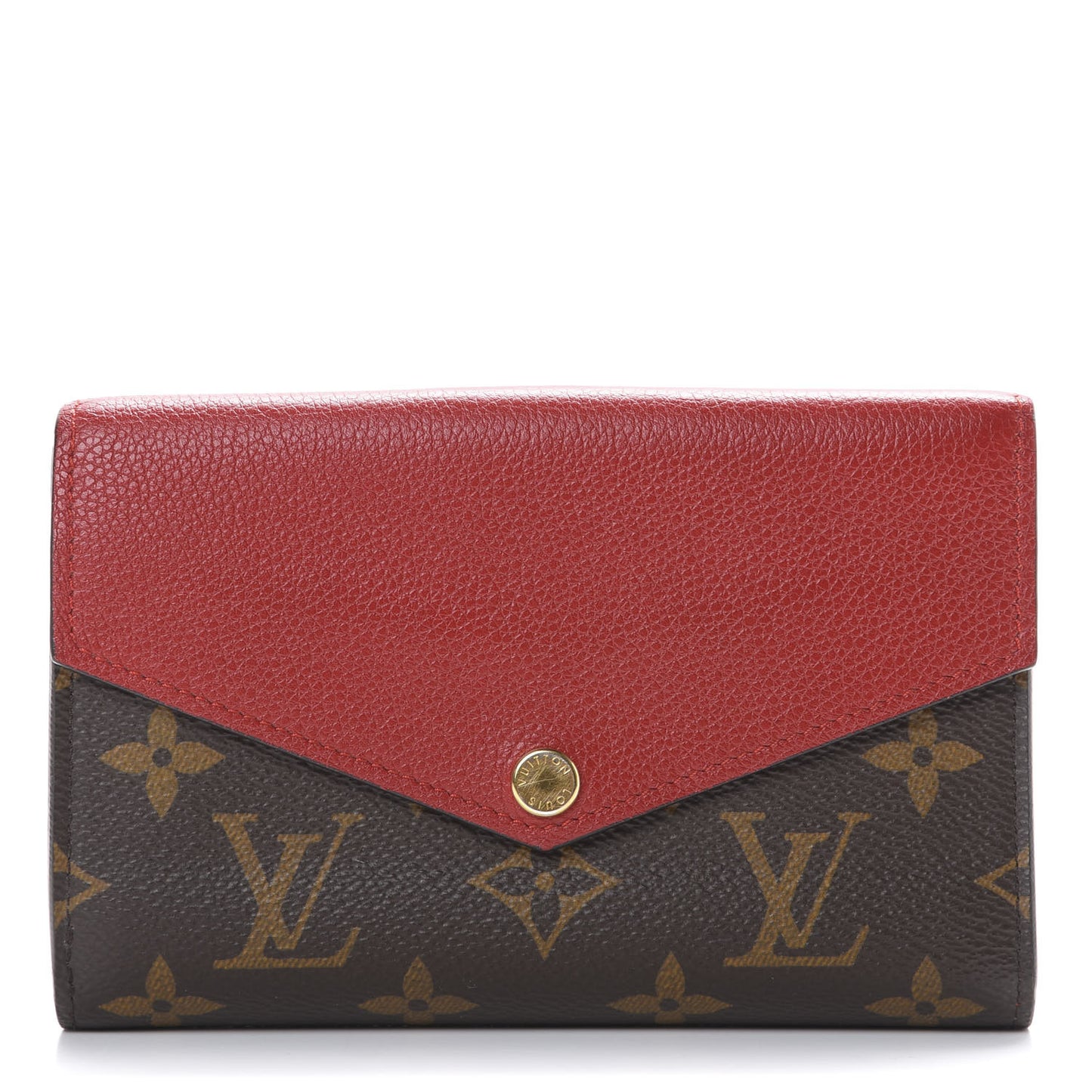 Monogram Pallas Compact Wallet Cherry