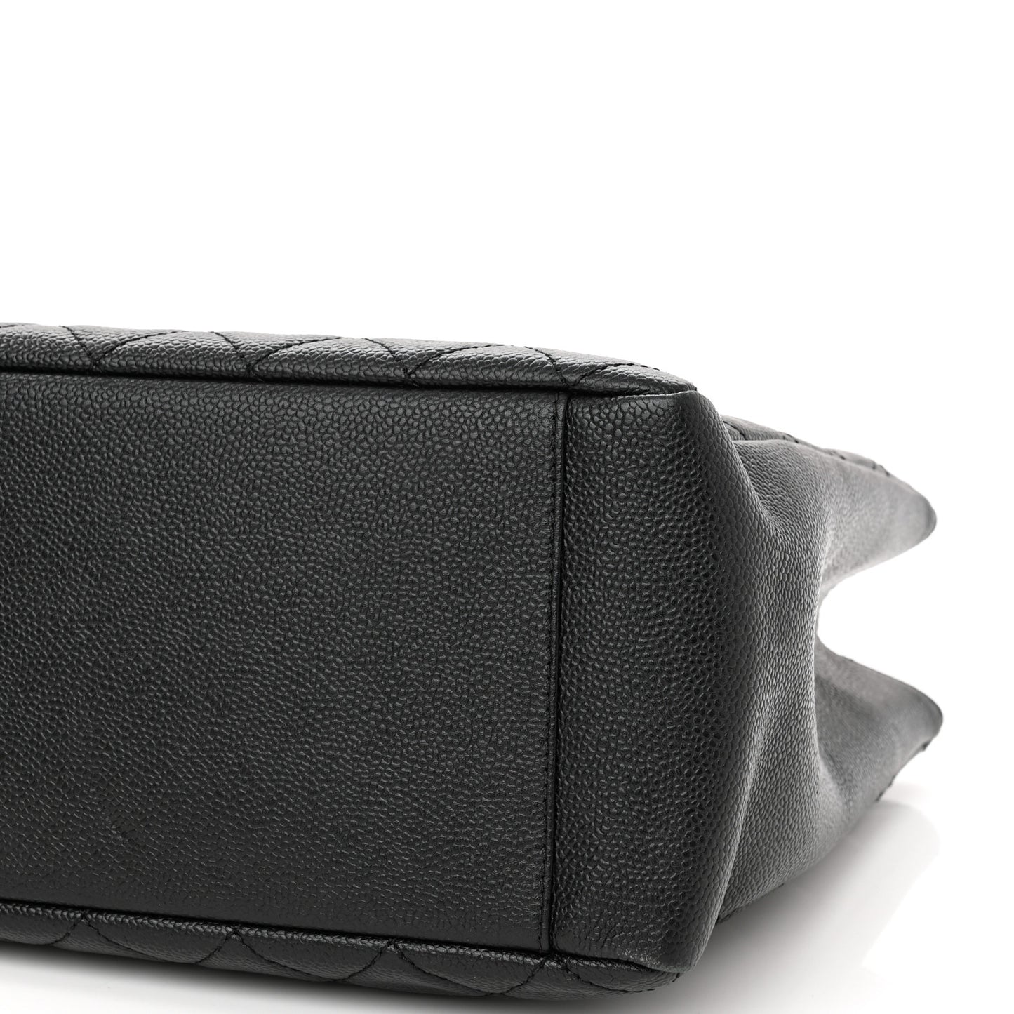 Caviar Quilted Grand Shopping Tote GST Black