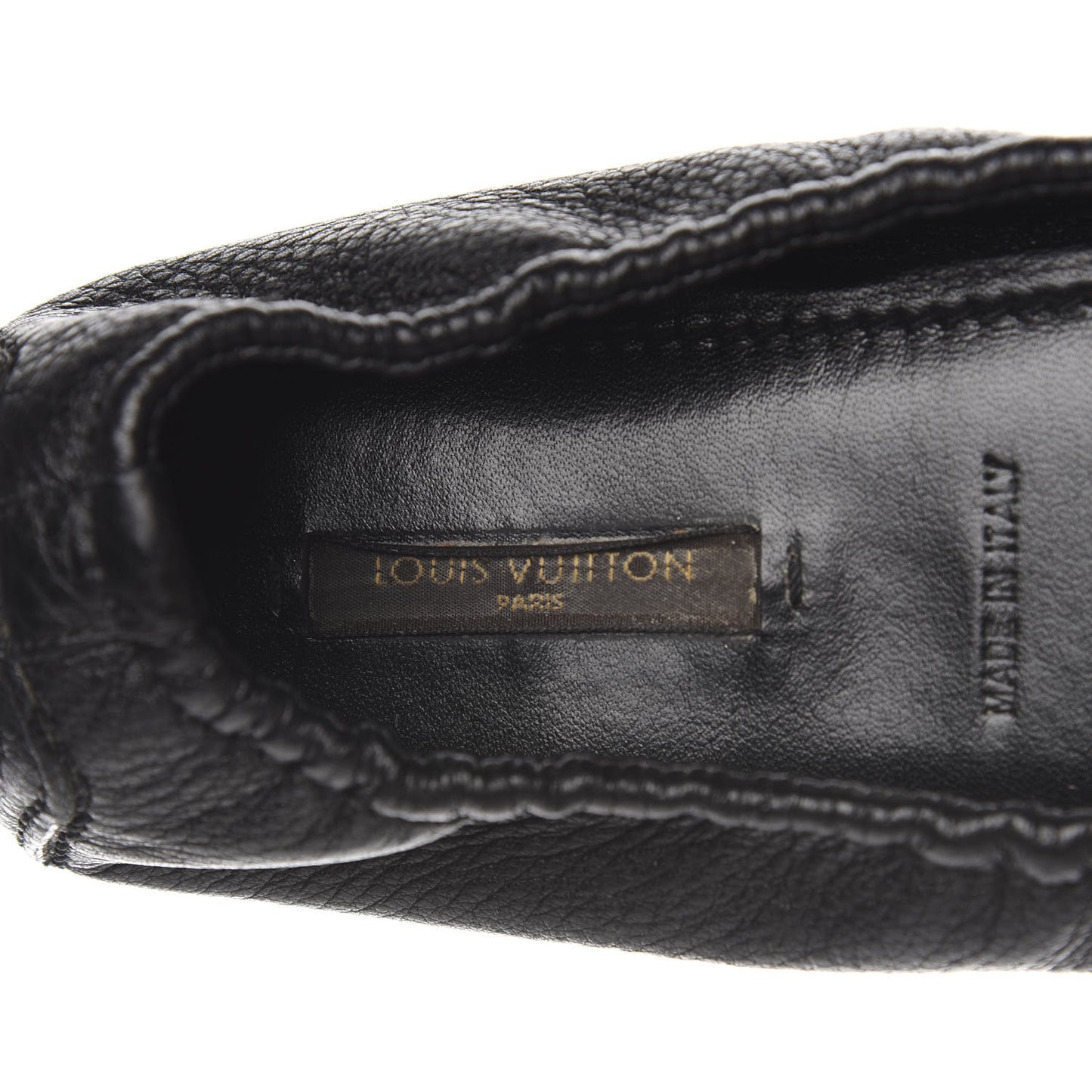 Calfskin Lemon Ballerina Flats 40 Black