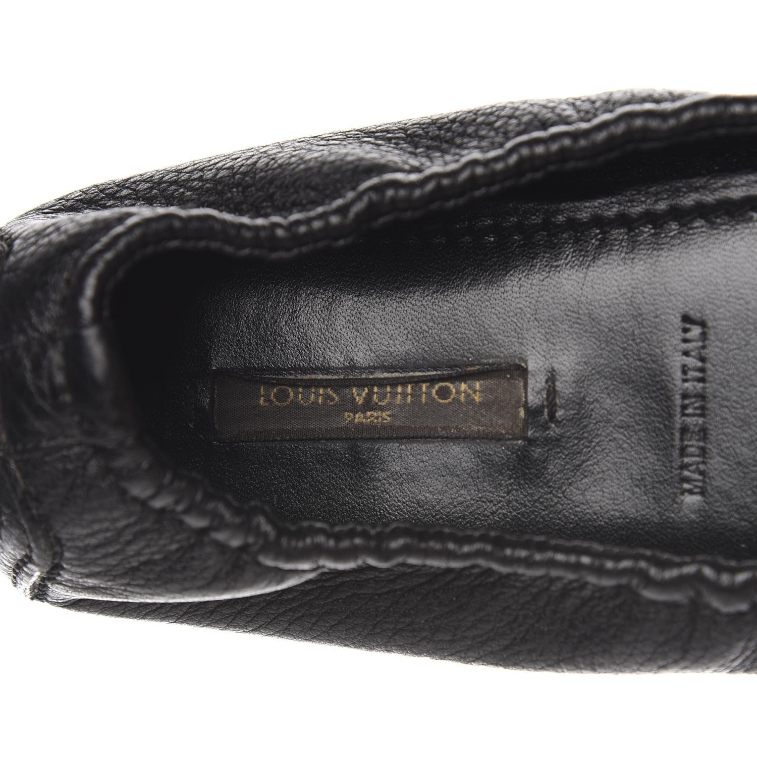 Louis Vuitton Calfskin Lemon Ballerina Flats 40 Black 7 of 9