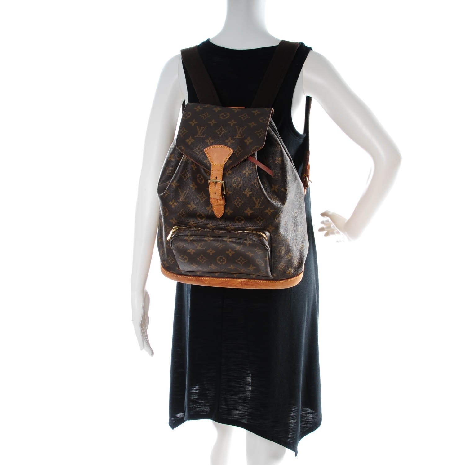 Louis Vuitton Monogram Montsouris GM Backpack 2 of 16