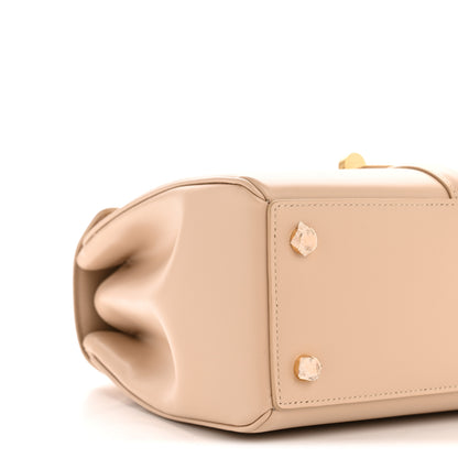Celine Satinated Calfskin Small 16 Top Handle Bag Nude 12 of 16