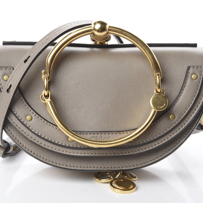 Chloe Calfskin Small Nile Bracelet Minaudiere Bag Motty Grey 5 of 8