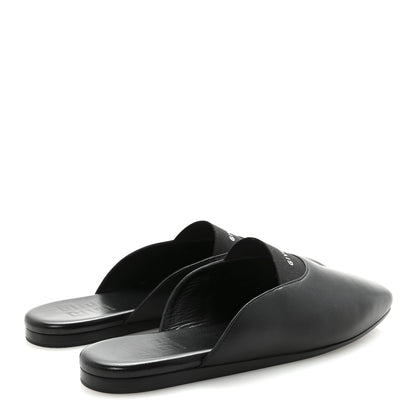 Givenchy Calfskin Dune Bedford Logo Mule Slides 35.5 Black 5 of 9