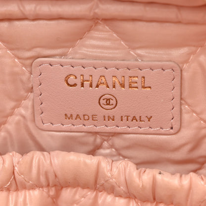 Chanel Caviar Quilted Medium Curvy Pouch Cosmetic Case Light Pink 6 of 7