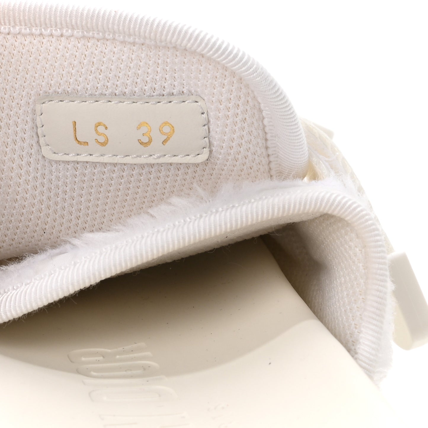 Technical Fabric D-Wander Slide Sandals 39 White