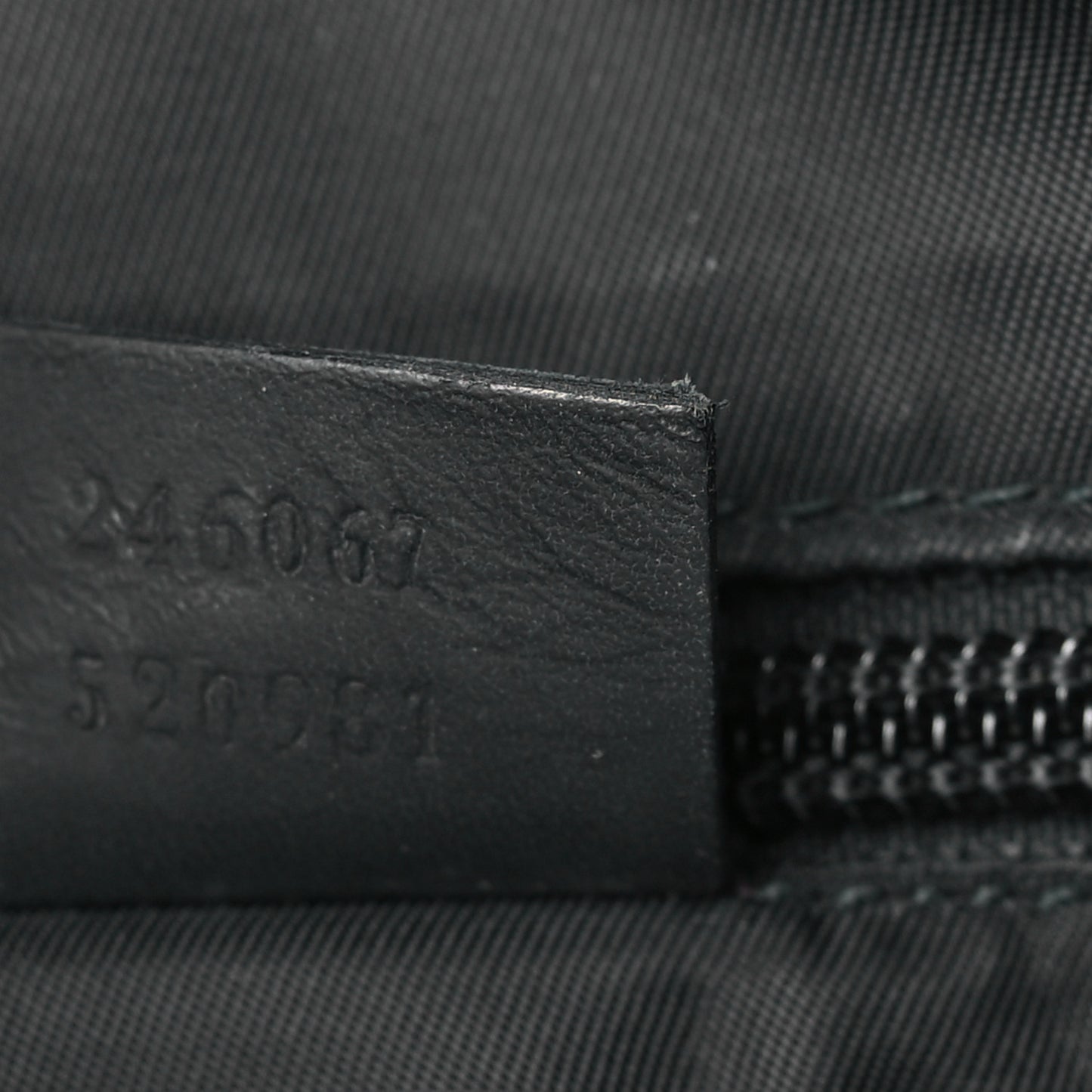 Rubber Guccissima Medium Messenger Bag Black