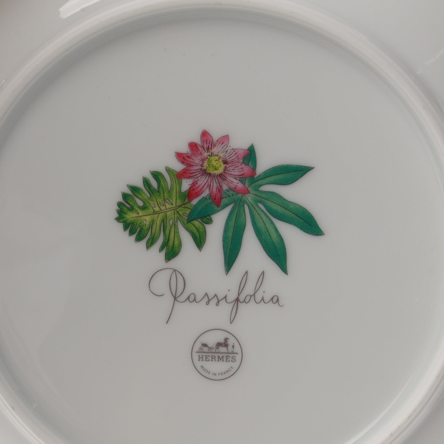Hermes Porcelain Passifolia Cereal Bowl Set of 2 7 of 8
