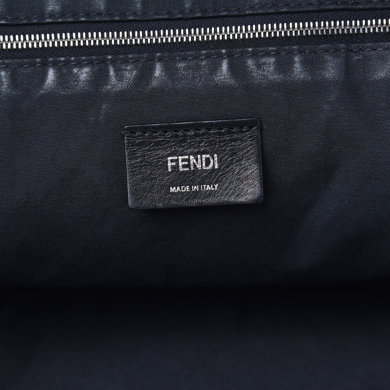 Fendi Calfskin Faces Backpack Black 5 of 12