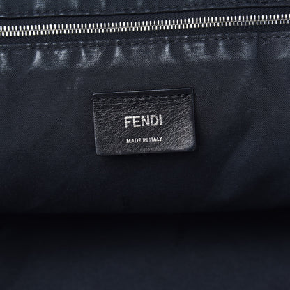 Fendi Calfskin Faces Backpack Black 5 of 12