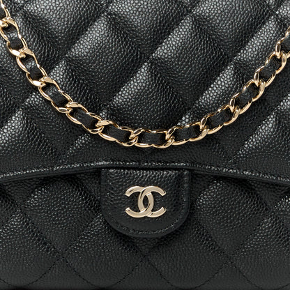 Chanel Caviar Quilted Compact Wallet On Chain WOC Black 9 of 11