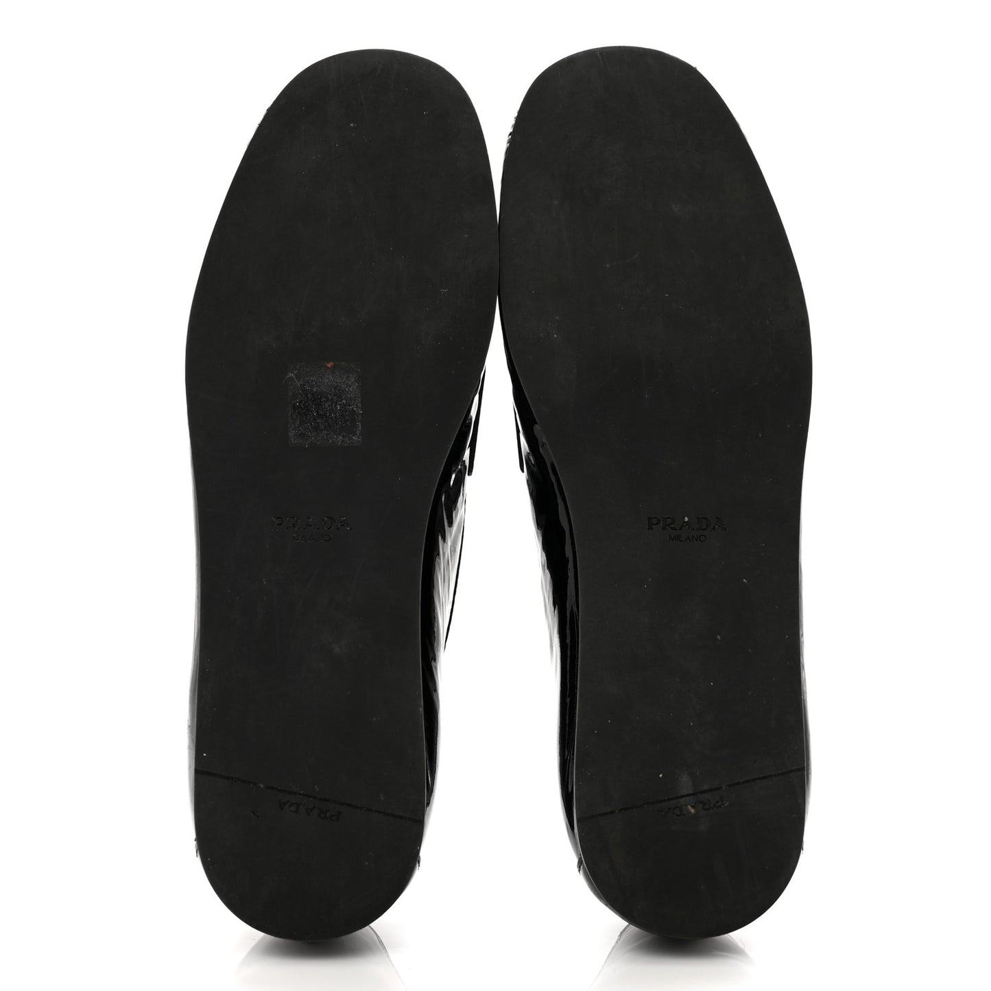 Naplak Metal Triangle Logo Loafers 38 Black
