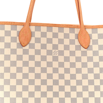 Louis Vuitton Damier Azur Neo Neverful lMM Rose Ballerine 9 of 11