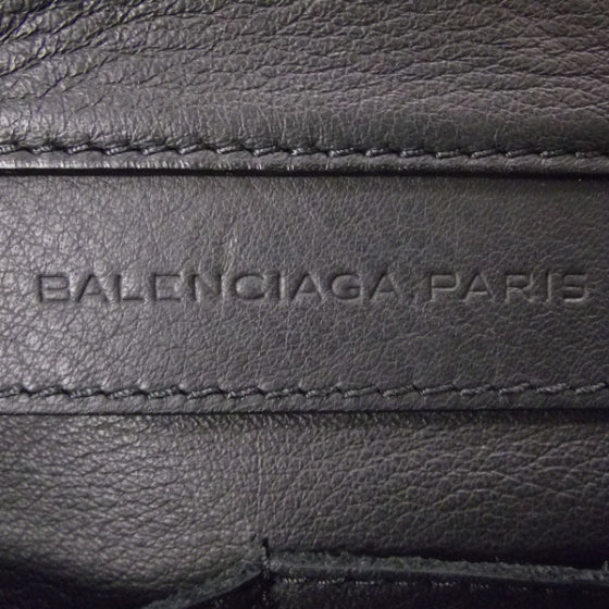 Balenciaga Calfskin Papier Messenger Black 7 of 9