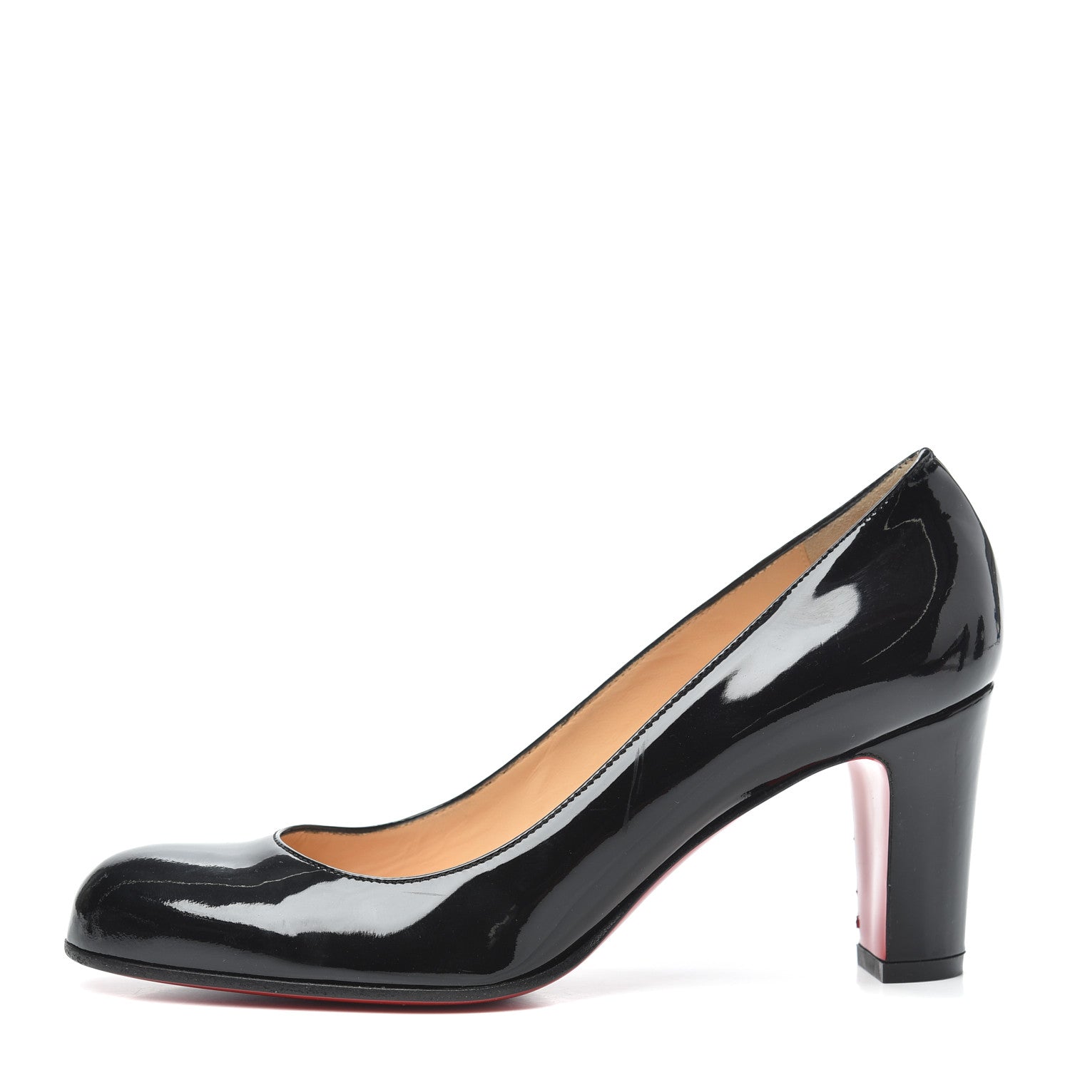 Christian Louboutin Patent Cadrilla 70 Pumps 37.5 Black 1 of 7