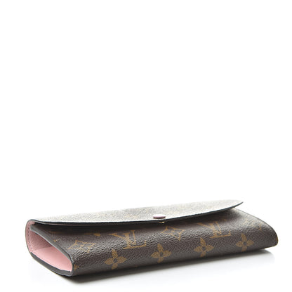 Louis Vuitton Monogram Emilie Wallet Rose Ballerine 4 of 8