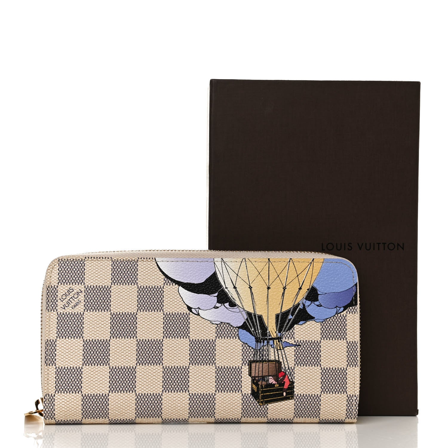 Louis Vuitton Damier Azur Illustre Zippy Wallet 9 of 9