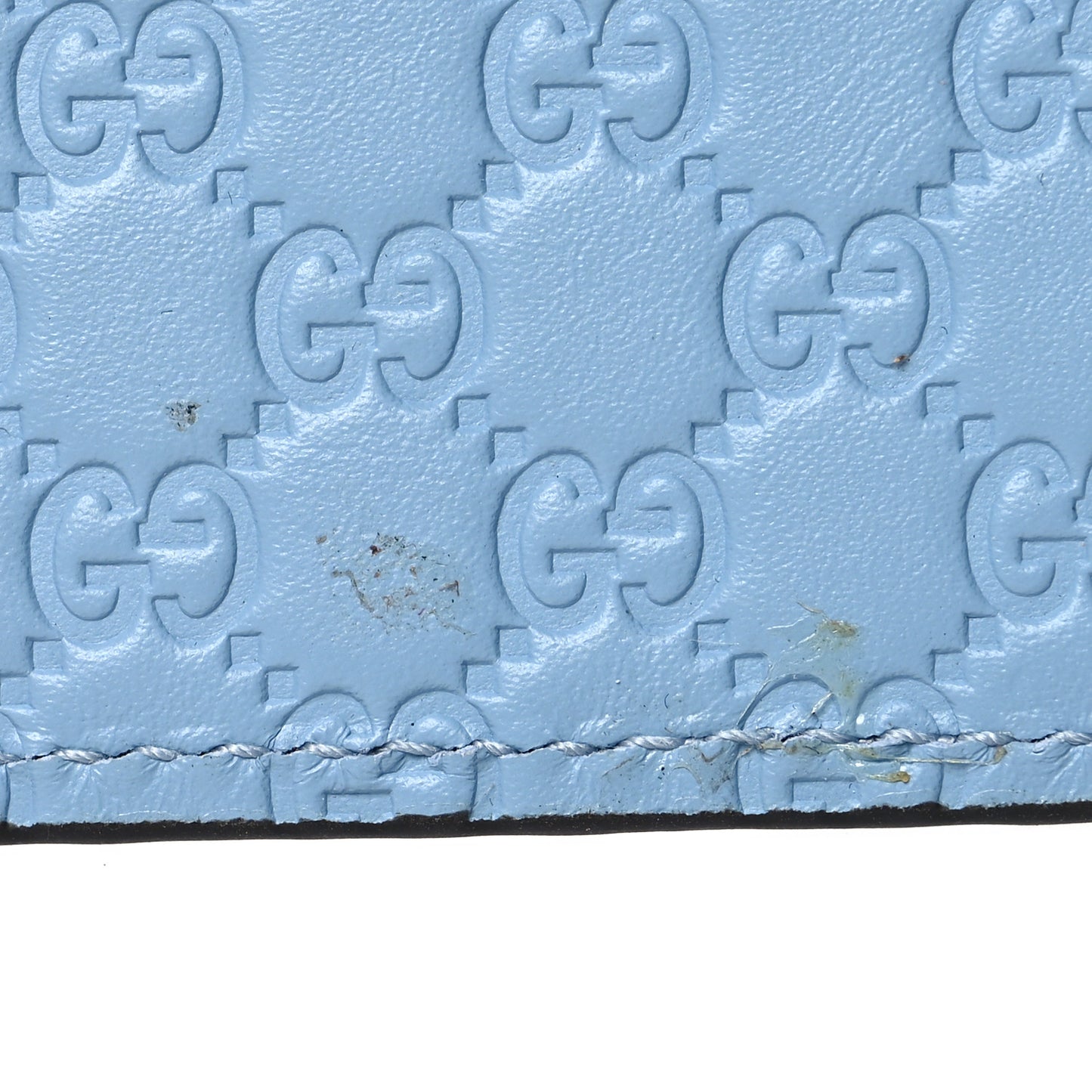 Microguccissima Card Holder Mineral Blue