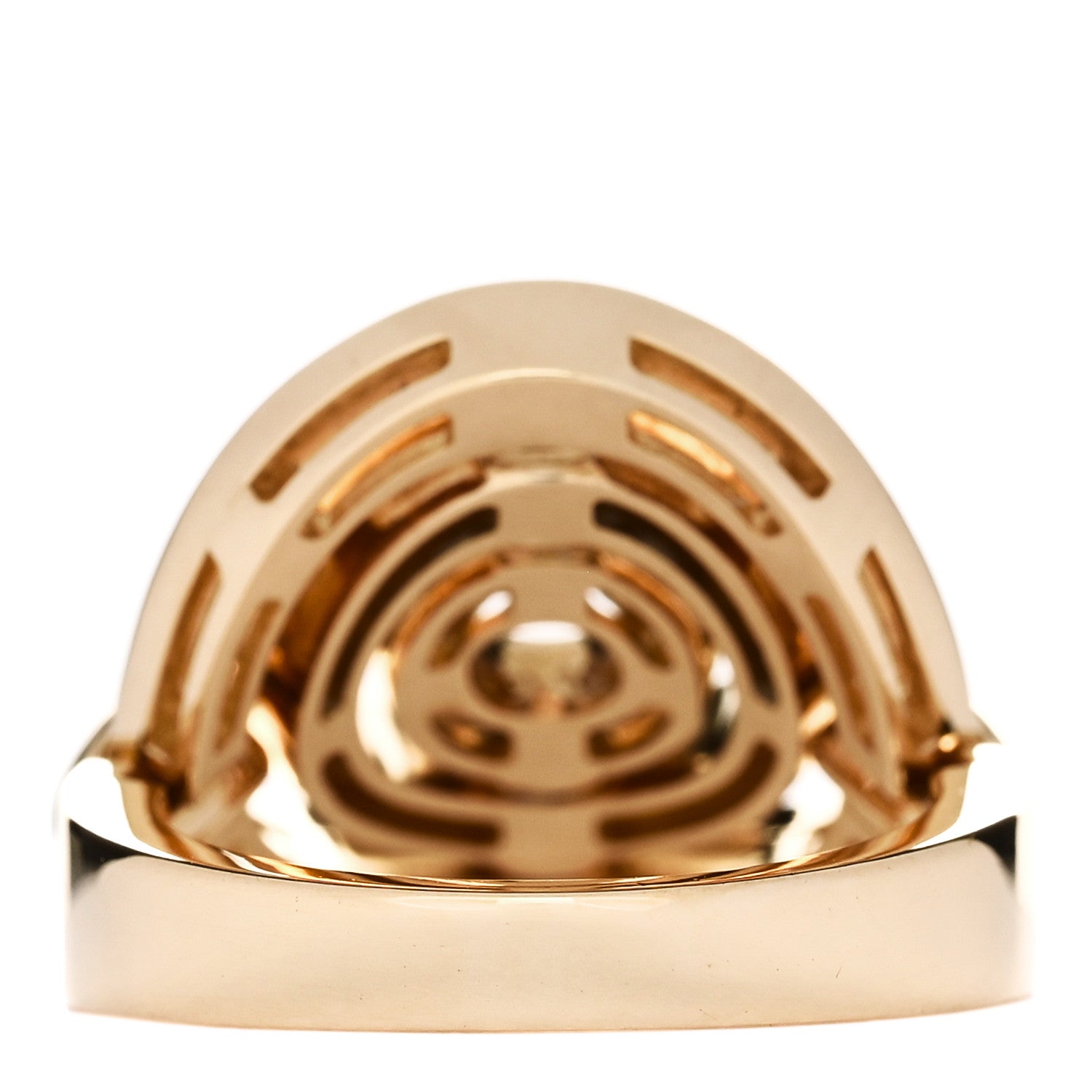 Bulgari 18K Yellow Gold Astrale Cerchi Ring 51 5.75 5 of 7