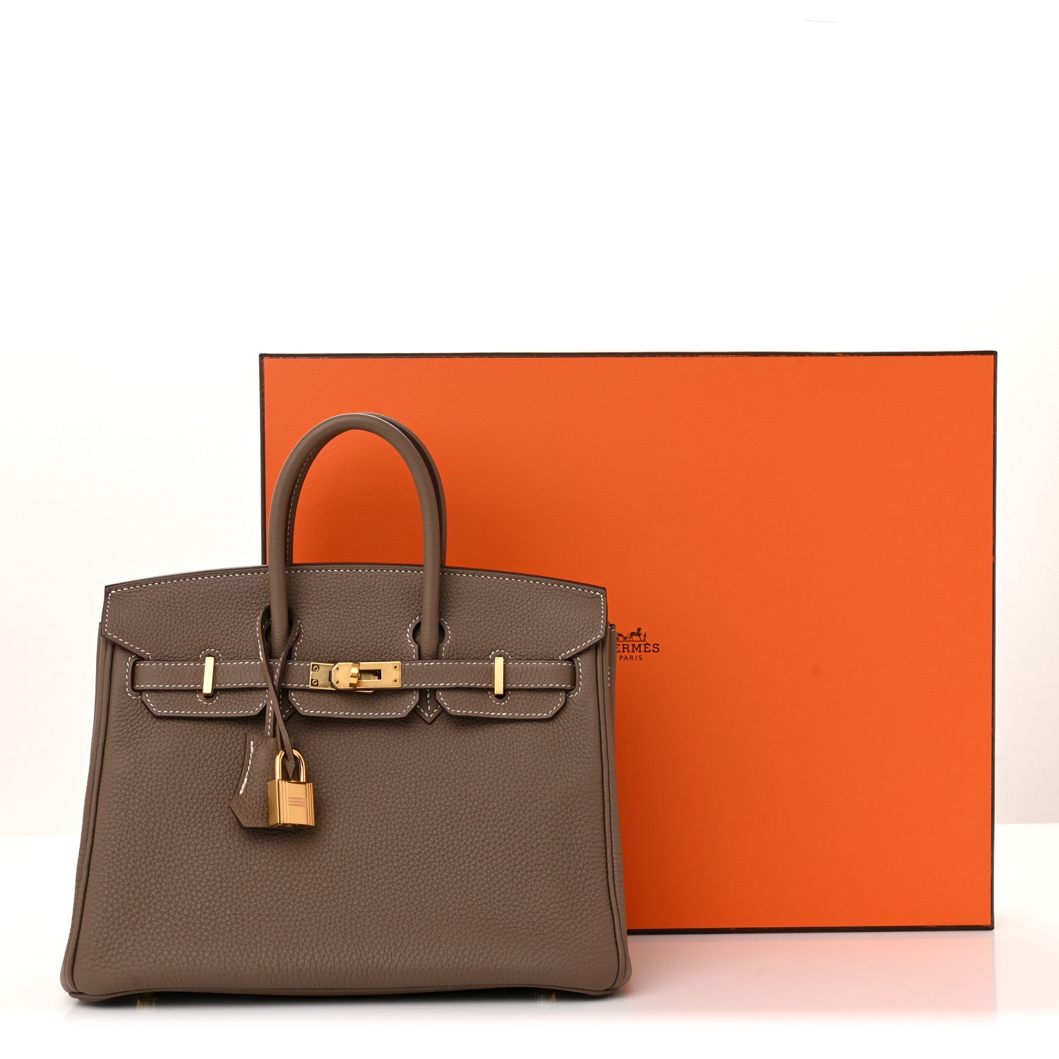 Hermes Togo Birkin 25 Etoupe 12 of 12