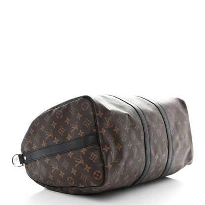 Louis Vuitton Monogram Macassar Keepall Bandouliere 45 3 of 10