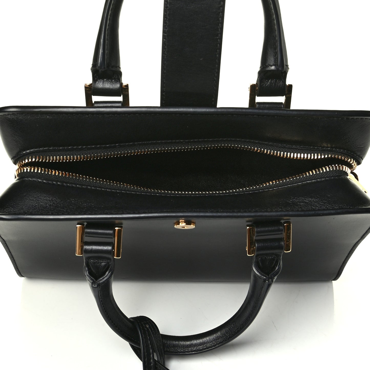 Calfskin Monogram Baby Cabas Black