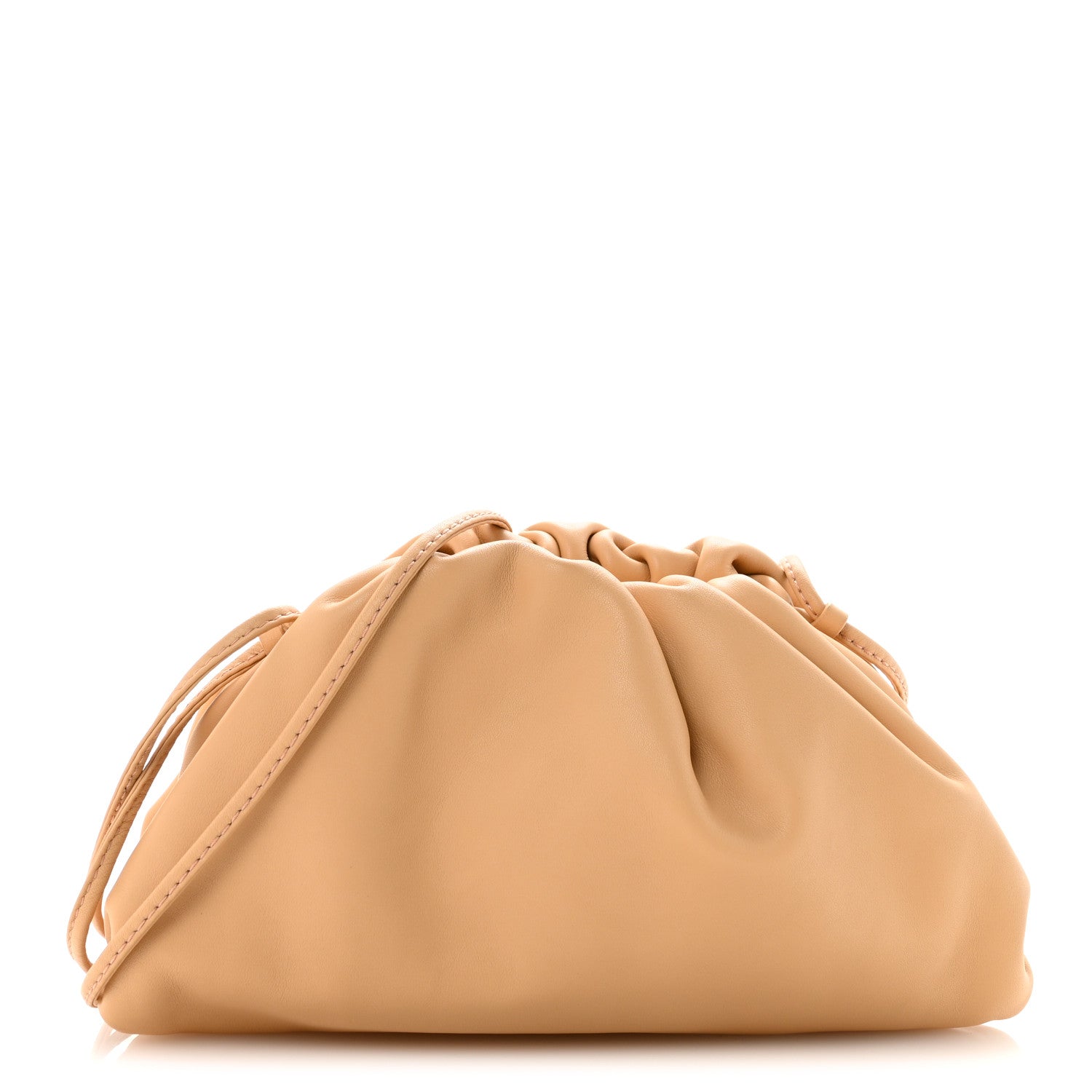 Bottega Veneta Butter Calfskin The Mini Pouch Almond 1 of 11