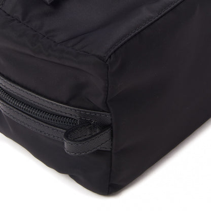 Prada Re-Nylon Saffiano Travel Pouch Black 5 of 8