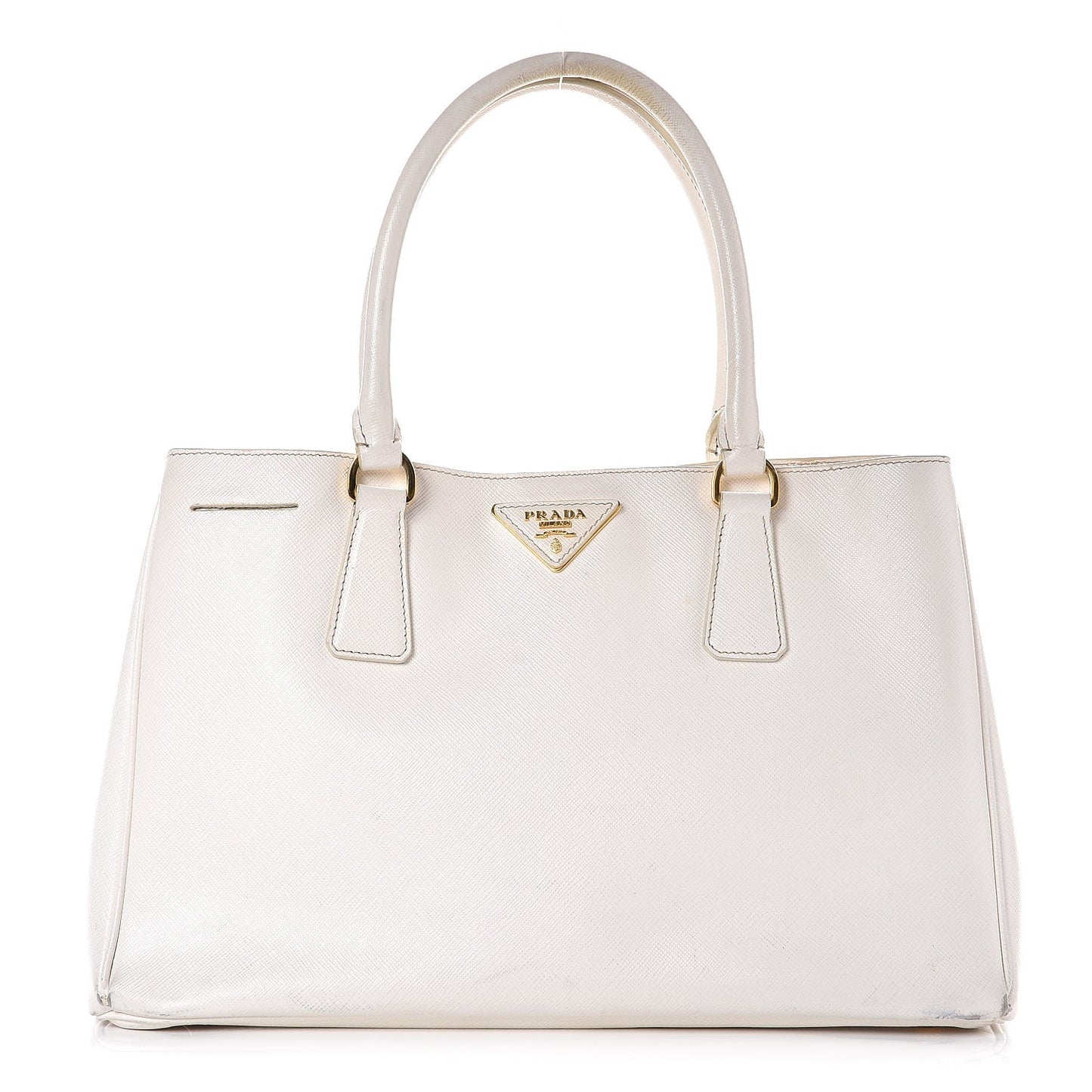 Saffiano Lux Medium Tote Talco