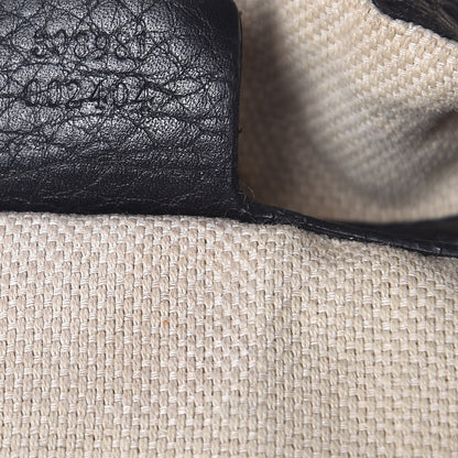 Gucci Pebbled Calfskin Medium Soho Chain Hobo Black 7 of 15