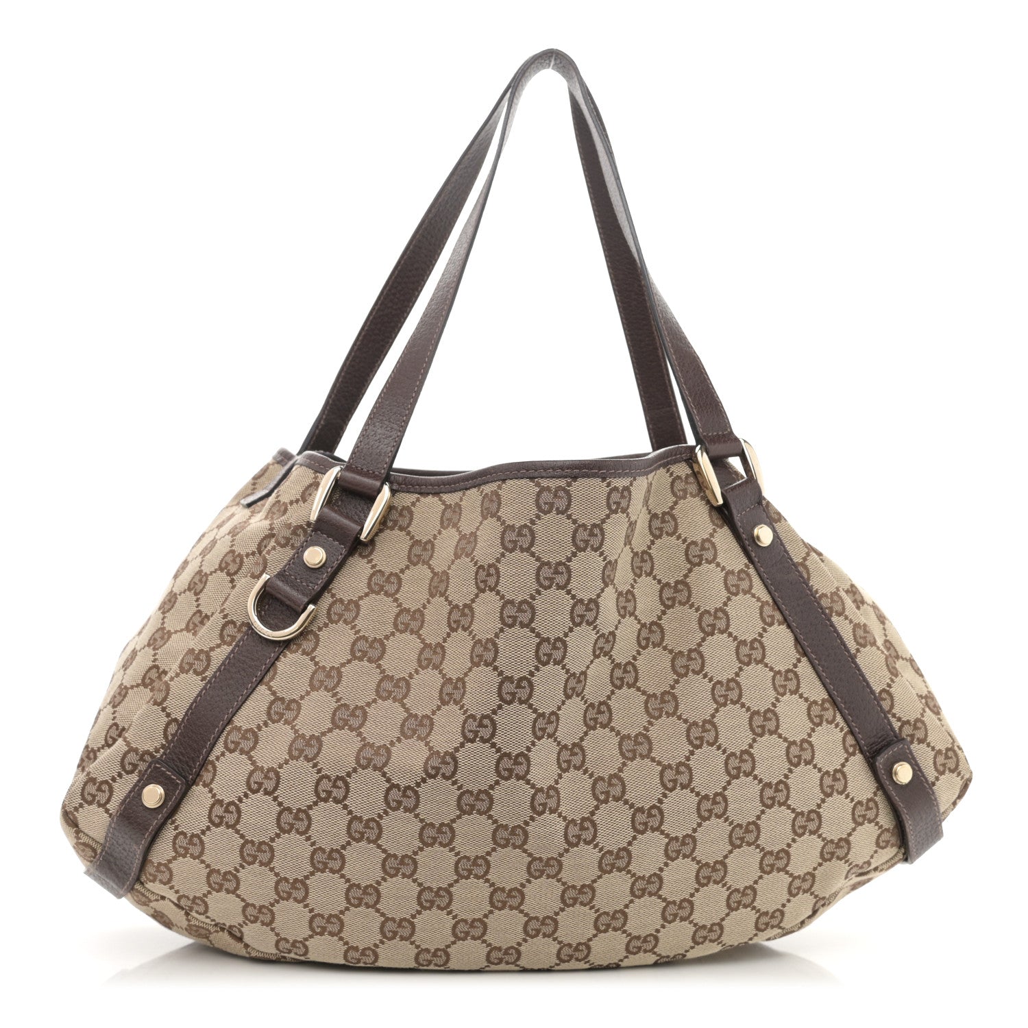 Gucci Monogram Medium Abbey Shoulder Bag Dark Brown 1 of 10