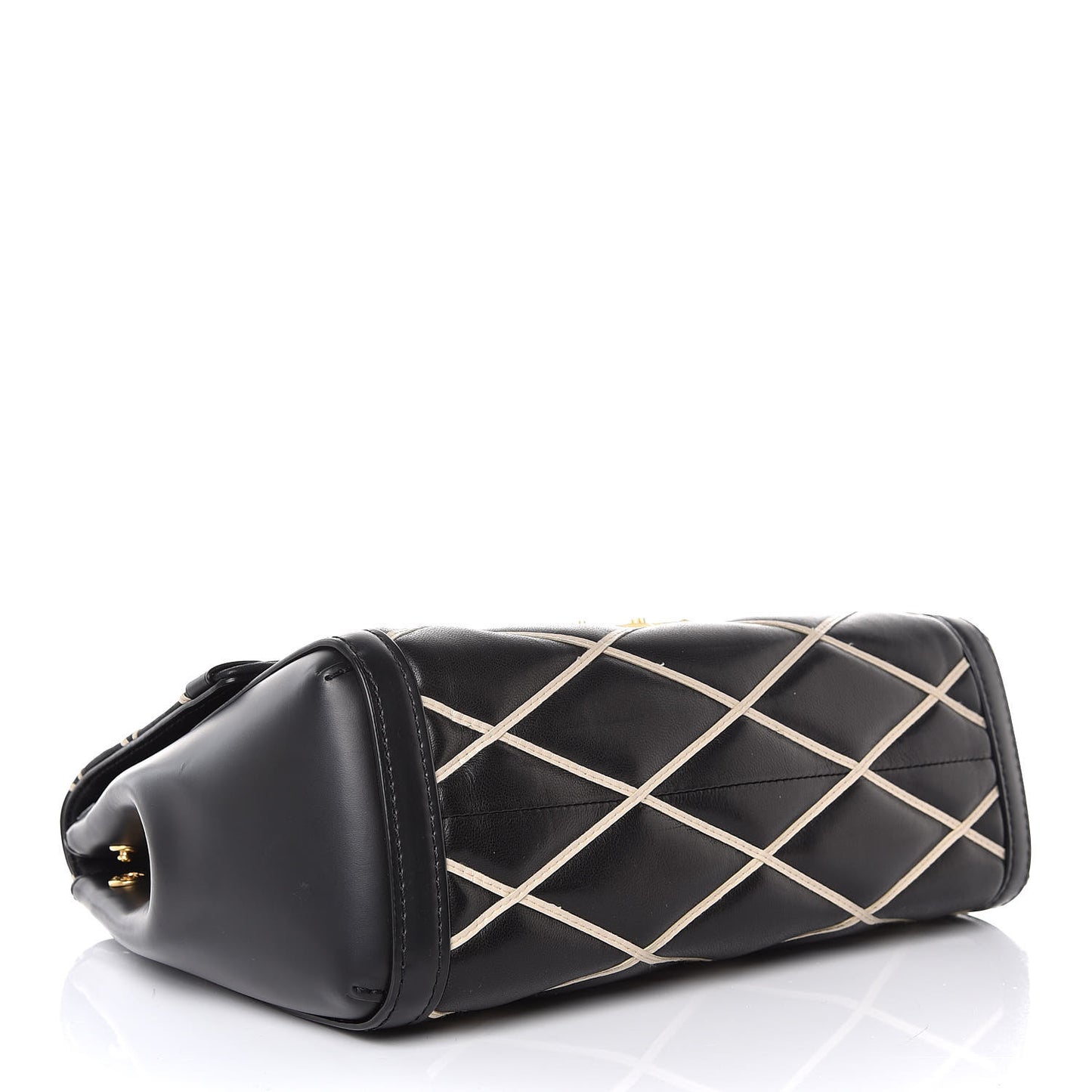 Lambskin Malletage Pochette Flap Black
