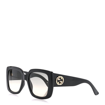 Gucci Acetate Square Frame Sunglasses GG0141S Black 1 of 8