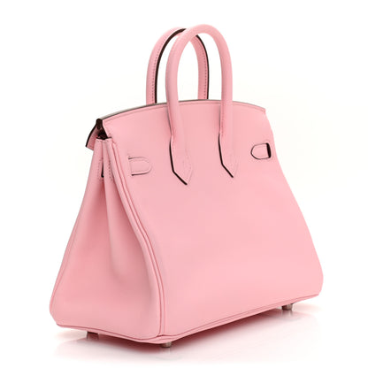 Hermes Swift Birkin 25 Rose Sakura 3 of 11