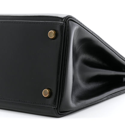 Hermes Box Kelly Retourne 32 Black 10 of 10