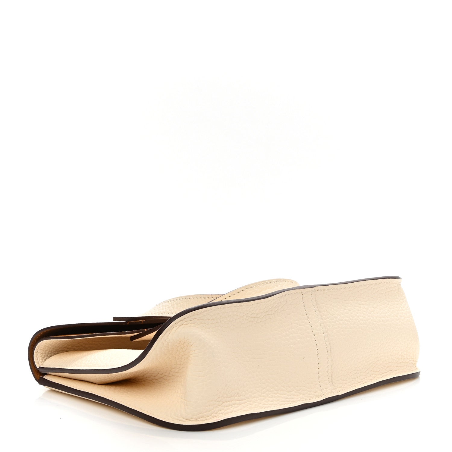 Hermes Taurillon Clemence Verso Halzan 25 Nata Sesame 4 of 12