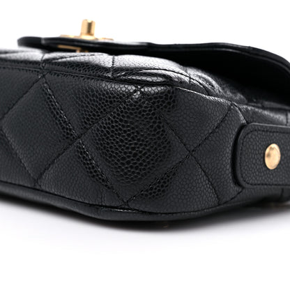 Chanel Caviar Quilted Mini Chain Flap Black 9 of 11